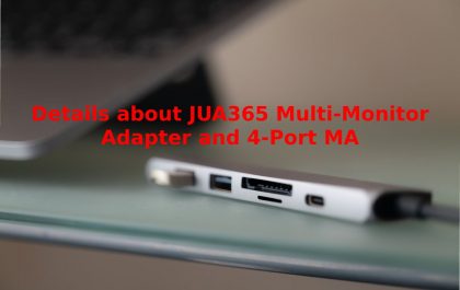 Details about JUA365 Multi-Monitor Adapter and 4-Port MA